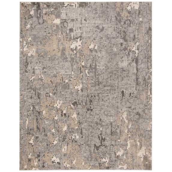 SAFAVIEH Meadow Bairre Abstract Area Rug, Grey, 10'6" x 14'