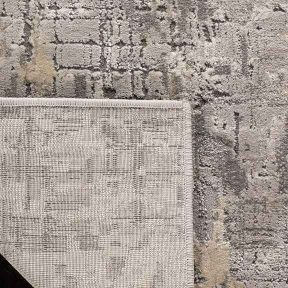 SAFAVIEH Meadow Bairre Camouflage Area Rug, Grey, 6'7" x 9'