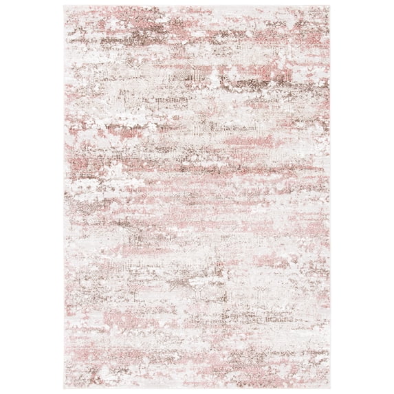 SAFAVIEH Meadow Beulah Abstract Area Rug, Beige/Pink, 6' x 9'