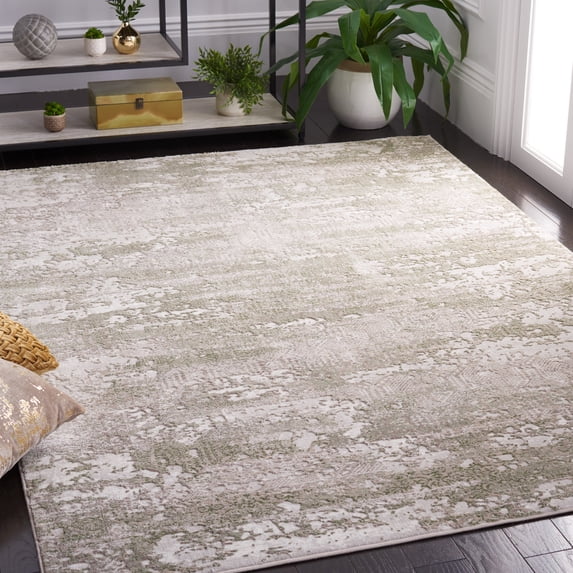 Safavieh Meadow Beulah Distressed Area Rug, Beige/Sage, 10' x 13'