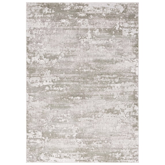 SAFAVIEH Meadow Beulah Abstract Area Rug, Beige/Sage, 3' x 5'