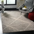 thumbnail image 1 of SAFAVIEH Meadow Branden Geometric Diamonds Area Rug, Taupe, 5'3" x 7'6", 1 of 6