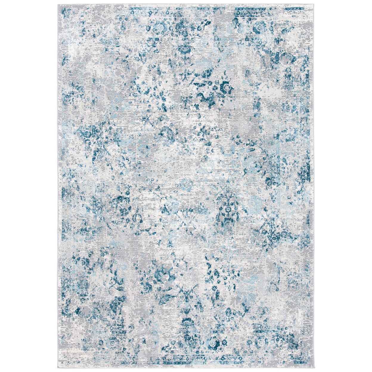 SAFAVIEH Meadow Collection MDW583F Grey / Blue Rug