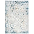 thumbnail image 1 of SAFAVIEH Meadow Doncho Diamond Area Rug, Grey/Blue Gold, 5'3" x 7'6", 1 of 7
