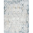 thumbnail image 1 of SAFAVIEH Meadow Doncho Diamond Area Rug, Grey/Blue Gold, 8' x 10', 1 of 7