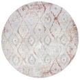 thumbnail image 1 of SAFAVIEH Meadow Doncho Diamond Area Rug, Grey/Pink, 6'7" x 6'7" Round, 1 of 7