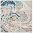 thumbnail image 1 of SAFAVIEH Meadow Felicity Abstract Area Rug, Beige/Blue, 6'7" x 6'7" Square, 1 of 10