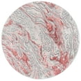 thumbnail image 1 of SAFAVIEH Meadow Giovanni Abstract Area Rug, Grey/Pink, 6'7" x 6'7" Round, 1 of 7