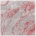 thumbnail image 1 of SAFAVIEH Meadow Giovanni Abstract Area Rug, Grey/Pink, 6'7" x 6'7" Square, 1 of 7