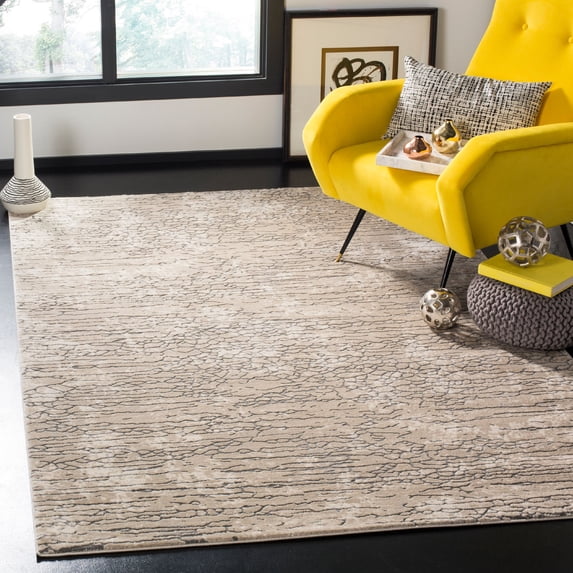 SAFAVIEH Meadow Hudson Abstract Area Rug, Beige, 5'3" x 7'6"