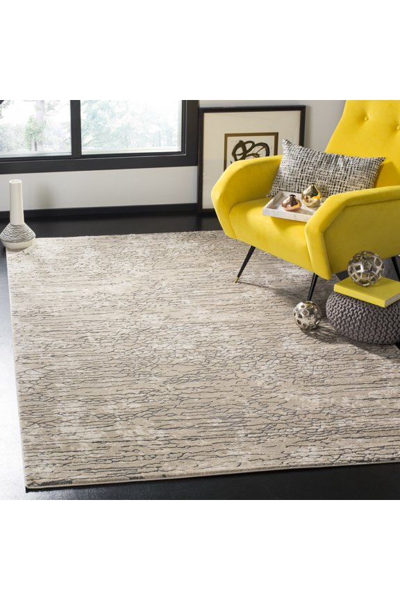 Meadow Hudson Abstract Area Rug, Beige, 9' x 12'