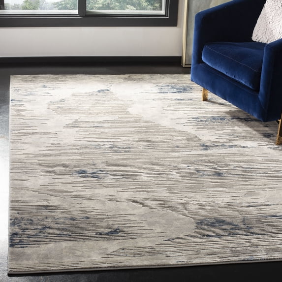 Safavieh Meadow Iskra Abstract Area Rug, Gray/Ivory, 5'3" x 7'6"