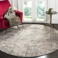 thumbnail image 1 of SAFAVIEH Meadow Jaslyn Abstract Area Rug, Grey, 6'7" x 6'7" Round, 1 of 7
