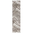 thumbnail image 1 of SAFAVIEH Meadow Joey Abstract Runner Rug, Brown/Beige, 2' x 8', 1 of 11