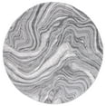 thumbnail image 1 of SAFAVIEH Meadow Joey Wavy Marble Area Rug, Grey, 6'7" x 6'7" Round, 1 of 8