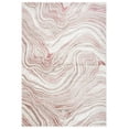 thumbnail image 1 of SAFAVIEH Meadow Joey Wavy Marble Area Rug, Pink/Beige, 4' x 6', 1 of 8