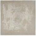 thumbnail image 1 of SAFAVIEH Meadow Lactrice Polka Dot Area Rug, Ivory/Grey, 4' x 4' Square, 1 of 6