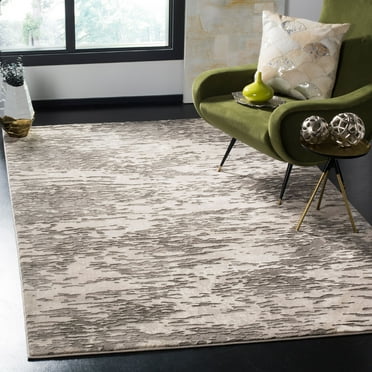 SAFAVIEH Meadow Nedelka Camouflage Area Rug, Grey, 5'3" x 7'6"