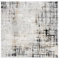 thumbnail image 1 of SAFAVIEH Meadow Roger Distressed Area Rug, Light Grey/Black, 6'7" x 6'7" Square, 1 of 8