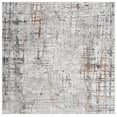 thumbnail image 1 of SAFAVIEH Meadow Roger Distressed Area Rug, Light Grey/Dark Grey, 6'7" x 6'7" Square, 1 of 8