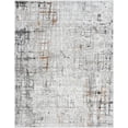 thumbnail image 1 of SAFAVIEH Meadow Roger Distressed Area Rug, Light Grey/Dark Grey, 8' x 10', 1 of 8