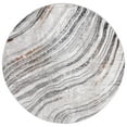 thumbnail image 1 of SAFAVIEH Meadow Savannah Wavy Marble Area Rug, Light Grey/Black, 6'7" x 6'7" Round, 1 of 8