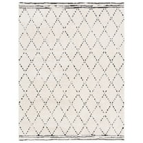 SAFAVIEH Melody Andrea Modern Area Rug, Ivory/Black, 5'3" x 7'6"