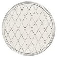 thumbnail image 1 of SAFAVIEH Melody Andrea Modern Area Rug, Ivory/Black, 6'7" x 6'7" Round, 1 of 8