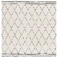 thumbnail image 1 of SAFAVIEH Melody Andrea Modern Area Rug, Ivory/Black, 6'7" x 6'7" Square, 1 of 8