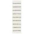 thumbnail image 1 of SAFAVIEH Melody Cora Abstract Polyester Runner Rug, Ivory/Black, 2'2" x 10', 1 of 11