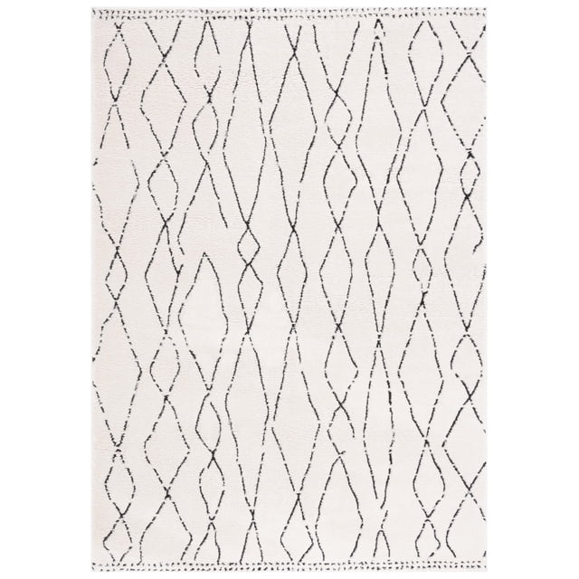 SAFAVIEH Melody Cory Modern Area Rug, Ivory/Black, 8' x 10' - Walmart ...