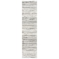 thumbnail image 1 of SAFAVIEH Melody Leo Abstract Polyester Runner Rug, Ivory/Black, 2'2" x 10', 1 of 11