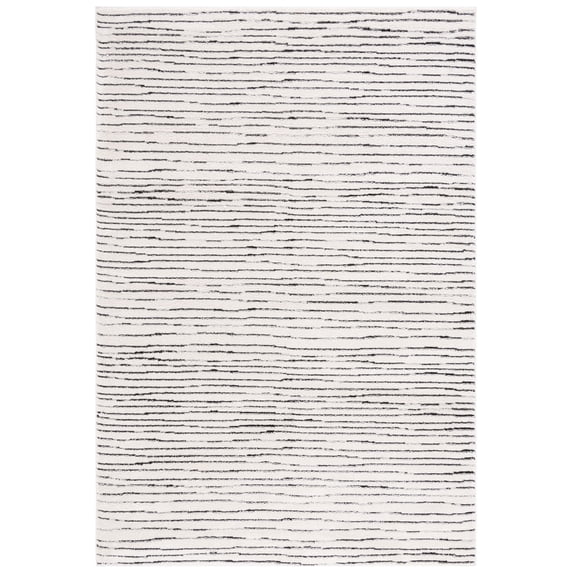 SAFAVIEH Melody Leo Modern Area Rug, Ivory/Black, 9' x 12'