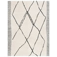 thumbnail image 1 of SAFAVIEH Melody Lysette Geometric Polyester Area Rug, Ivory/Black, 3' x 5', 1 of 11