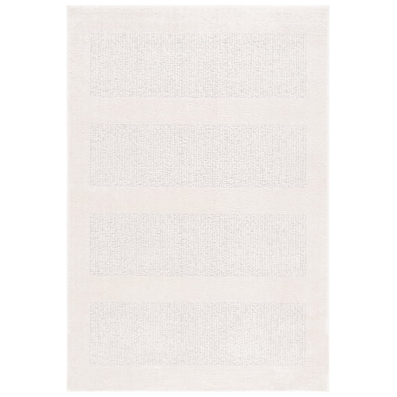 SAFAVIEH Melody Pierce Modern Area Rug, Ivory/Grey, 4' x 6'