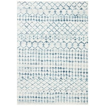 SAFAVIEH Mercer Quinn Distressed Area Rug, Ivory/Turquoise, 8' x 10'
