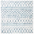 thumbnail image 1 of SAFAVIEH Mercer Quinn Distressed Area Rug, Ivory/Turquoise, 6'7" x 6'7" Square, 1 of 7