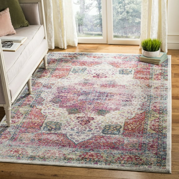 SAFAVIEH Merlot Collection MER121A Cream / Multi Rug