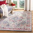 thumbnail image 1 of SAFAVIEH Merlot Connie Floral Bordered Area Rug, Navy/Aqua, 9' x 13', 1 of 7