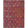 thumbnail image 1 of SAFAVIEH Merlot Leslie Floral Area Rug, Red/Multi, 9' x 12', 1 of 8