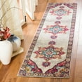 thumbnail image 1 of SAFAVIEH Merlot Rosamund Floral Runner Rug, Cream/Multi, 2' x 8', 1 of 5