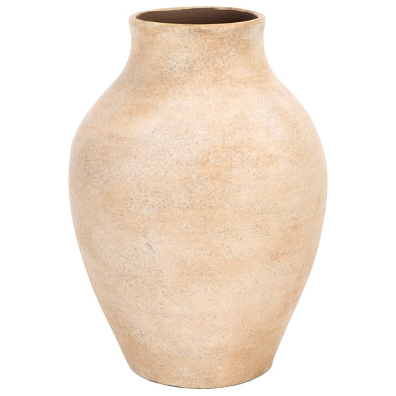 SAFAVIEH Mesa 14" Solid Natural Stoneware Rustic Vase