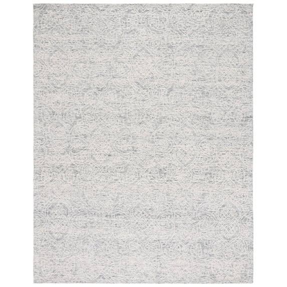 SAFAVIEH Metro Aditi Medallion Area Rug, Dark Grey/Ivory, 8' x 10'