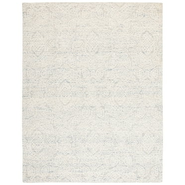 SAFAVIEH Metro Aditi Medallion Area Rug, Light Blue/Ivory, 5' x 8'