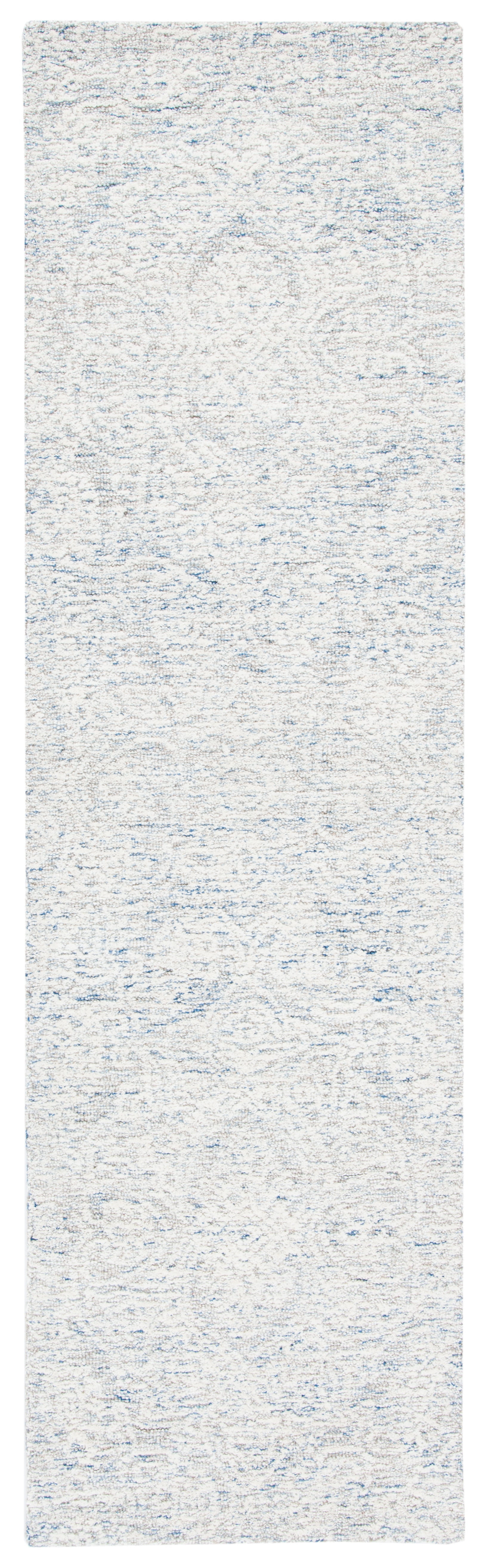 SAFAVIEH Metro Aditi Medallion Runner Rug, Light Blue/Ivory, 2'3" x 8'