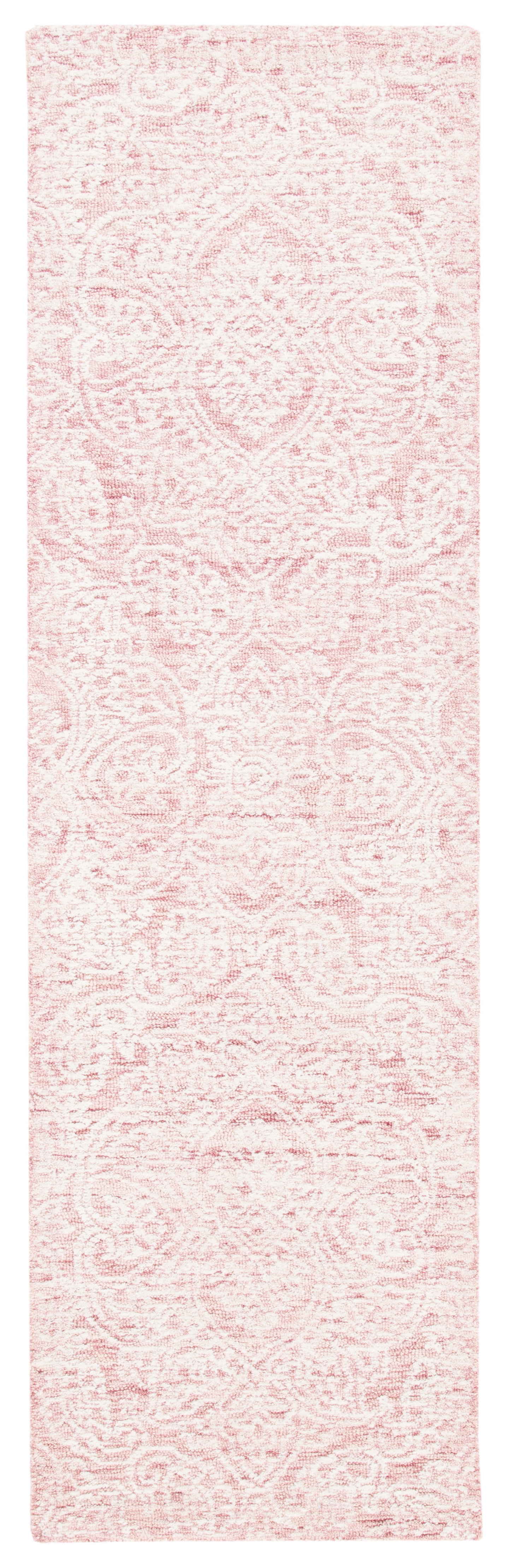 SAFAVIEH Metro Aditi Medallion Runner Rug, Pink/Ivory, 2'3" x 8'