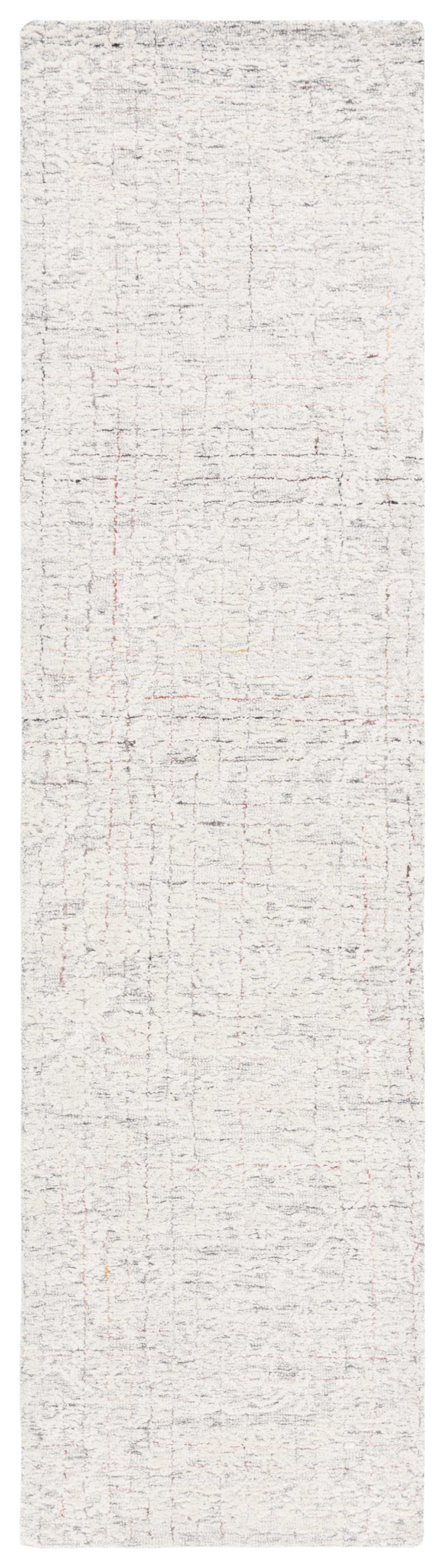 SAFAVIEH Metro Aideen Distressed Runner Rug, Grey/Ivory, 2'3" x 9'