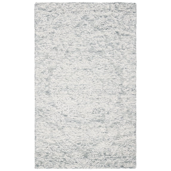 SAFAVIEH Metro Alaois Medallion Area Rug, Dark Grey/Ivory, 3' x 5'