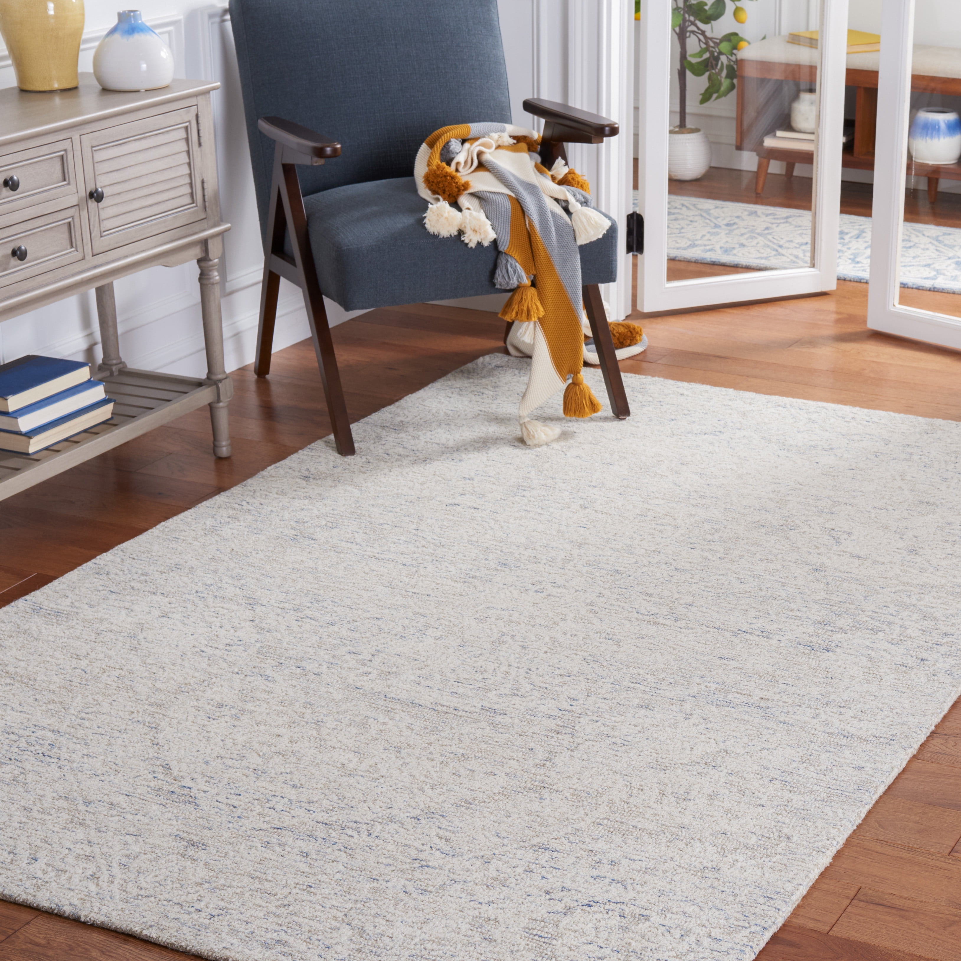 Safavieh Metro Alaois Medallion Area Rug, Light Blue/Ivory, 5' x 8'