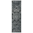 thumbnail image 1 of SAFAVIEH Metro Alaois Medallion Runner Rug, Black/Ivory, 2'3" x 8', 1 of 8